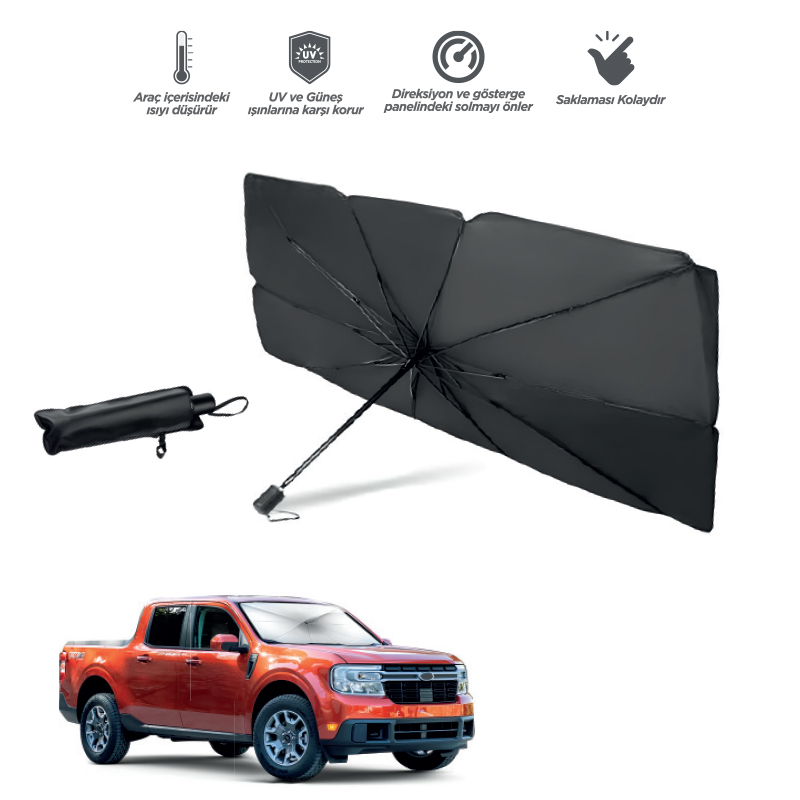 Promosyon Kılıflı Metalize Güneşlik