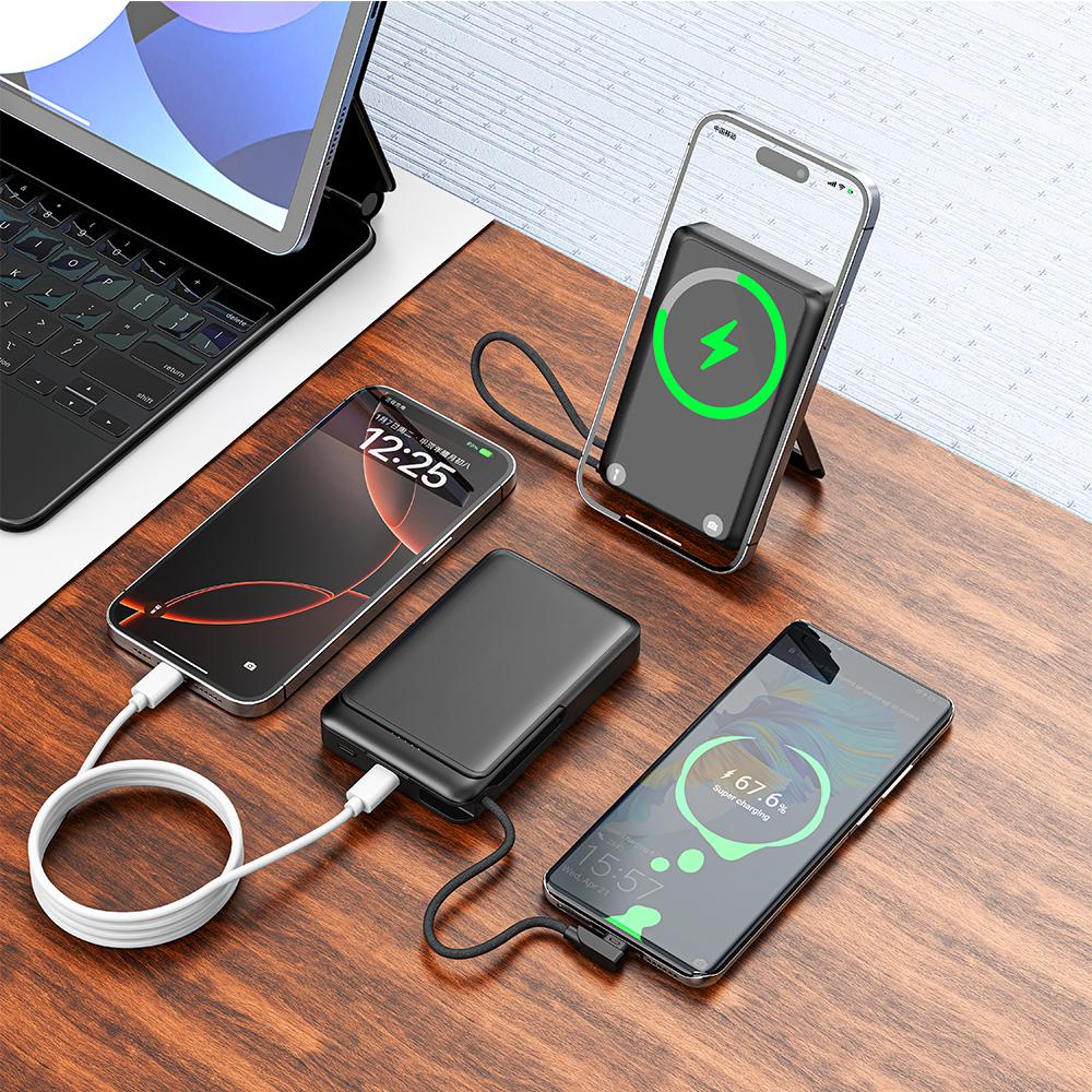 Promosyon Powerbank 10000 mAh ( Işıklı Magsafe & 22.5w Hızlı Şarj  )