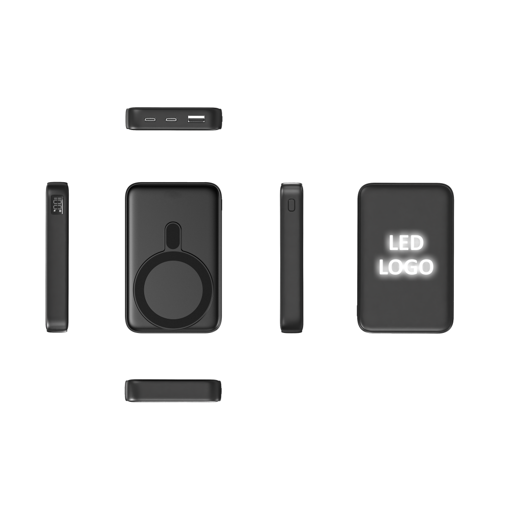 Promosyon Powerbank 10000 mAh ( Işıklı Magsafe & 22.5w Hızlı Şarj  )