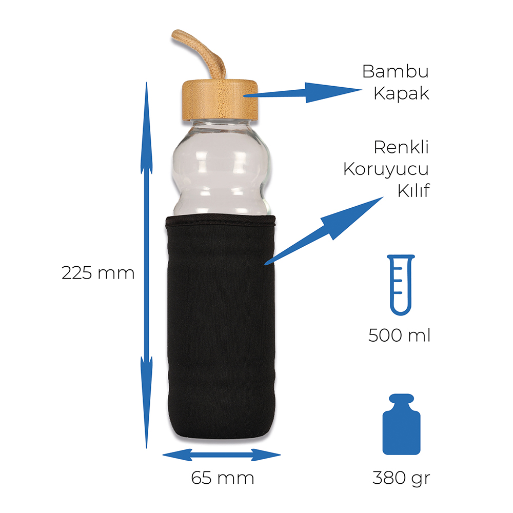 Promosyon Cam Matara 500 ml