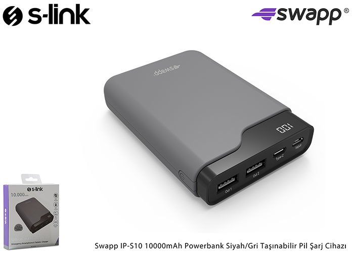 Promosyon S-Link Swapp IP-S10-GRİ